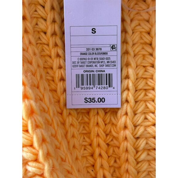 Wild Fable Women's Color Block Chunky Knit Cardigan Sweater Size S - Picture 2 of 4